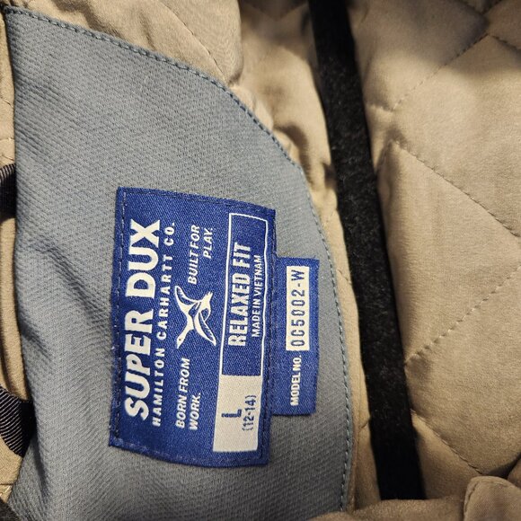 Carhartt Super Dux Jacket Womens L Green Thinsulate Rain Defender OC5002-W - Picture 3 of 3